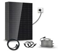 Kit Solaire 2000Wc DMEGC - 4 Panneaux Bifaciaux Bi-verre - Micro-onduleur Sossen 2400W Wi-Fi - Plug & Play