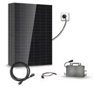 Kit Solaire 2060Wc DMEGC - 4 Panneaux Bifaciaux Bi-verre - Micro-onduleur Sossen 2400W Wi-Fi - Plug & Play