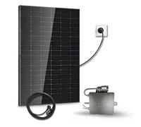 Kit Solaire 500Wc DMEGC - 1 Panneau Photovoltaïque Bifacial Bi-verre - Micro-onduleur Sossen 500W Wi-Fi - Plug & Play