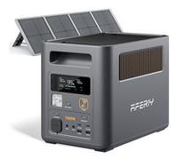 Kit Solaire AFERIY 1800W : Station P180 Pro + Panneau Solaire Pliable 100W Batterie Externe Gris