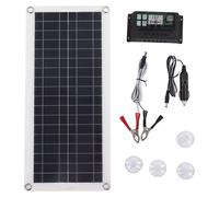 Kit solaire de 30W, 12V, avec régulateur de charge de 30A, pour voiture, bateau ou camping-car