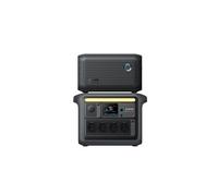 Kit SOLIX C1000X Station électrique portable avec BP1000 Batterie d'Extension, Batterie nomade 2112 Wh, 4*AC 1800W