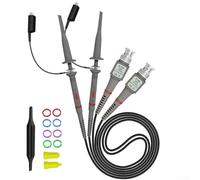 Kit Sonde Oscilloscope BNC Clip Crocodile Inclus(2PCS) | Commutateur coulissant 1X/, bande passante 100MHz, mesure flexible, précision accrue, usage pro
