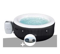 Kit spa gonflable Bestway Lay-Z-Spa Miami rond Airjet 4 places + Ensemble mobilier 4 modules