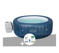 Kit spa gonflable Bestway Lay-Z-Spa Milan rond Airjet Plus 4/6 places + Kit traitement brome
