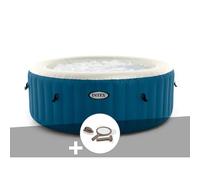 Kit spa gonflable Intex PureSpa Blue One rond Bulles 2/4 places + Kit d'entretien