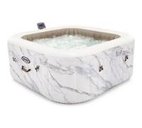 Kit spa gonflable Intex PureSpa Calacatta carré Bulles 4 places + 6 filtres + Kit d'entretien