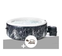 Kit spa gonflable Intex PureSpa Galaxie rond Bulles avec LED 4 places + Kit d'entretien