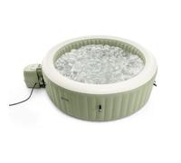 Kit spa gonflable Intex PureSpa Olive rond Bulles 8 places + Kit d'entretien