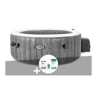 Kit spa gonflable PureSpa Baltik rond Bulles 6 places avec kit de traitement au brome