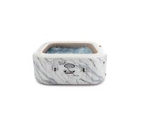 Kit spa gonflable Intex PureSpa Calacatta carré Bulles 4 places + 6 filtres + Aspirateur