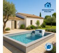 Kit spécial rénovation pour piscine béton : 6 x 3 x 1.50 m