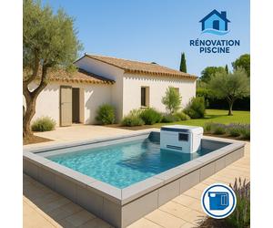 Kit spécial rénovation pour piscine béton : 6 x 3 x 1.50 m