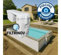Kit spécial rénovation pour piscine béton : 8 x 4 x 1.50 m