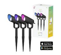 Kit Spot Lumineux Intelligents Hombli Outdoor Avanca 3 Spots Noir
