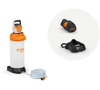 Kit Stihl WSA 40.0 avec réservoir d'eau sous pression | 10 l | comprenant 2 batteries pour essieu et 1 chargeur - sa090118510