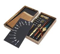 Kit stylo plume Ensemble de stylo plume calligraphie écriture dessin plume Dip Kit Vintage Art Craft Collection (SP248011R