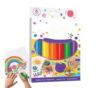 Kit Stylos Bulle Feutres à bulles drôles DIY thermoactivés 6 couleurs | Set Stylos Peinture Fête Pour Créer Et Imprimer Cartes De Vœux, Dessins Anniversaire, Scrapbooks, Projets t