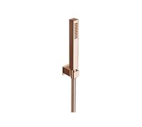 Kit Support Carre + Douchette Carre Or Rose Robinetterie HYDROTHERAPIE - CRISTINA ONDYNA PD64646P