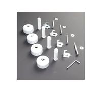 Kit support mural long blanc, 098896 pour Seche-serviettes Atlantic