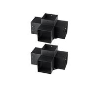 Kit Supports de Pergola 2 Supports d'Angle à 4 Voies 15×15cm Pour Tonnelles Cabanes
