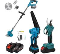 Kit Taille-Haies 3 En 1 Makita: 1 Débroussailleuse + Scie+ Ciseaux 48V