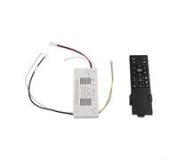Kit télécommande sans fil pour ventilateur de plafond 24 V (noir + blanc) | Signal sans fil 433 MHz, pénètre dans les murs, non , stable 50-60 Hz pour le contrôle de la fréquence
