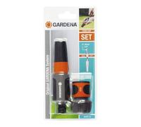 Gardena Kit d'arrosage terminal pour tuyau Ø int. 19 mm - 1 x 18214, 1 x 18300