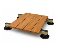 Kit Terrasse Bambou Compressé 20,3 m² - Lames 20×140 Ambré, Clips Invisibles - Le Bois Malin