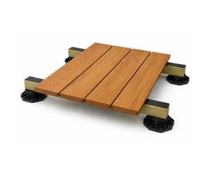 Kit terrasse bambou compressé - LE BOIS MALIN - 5 3 m² - Lames 20×140×2900 mm - Teck ambré - Fixation clips invisibles