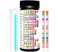 Kit Test Eau 16 en 1 Bandelettes Analyse pH Plomb Mercure Fer Test Eau Piscine Eau Potable