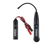 Kit testeur de câble et traceur avec sonde de générateur de tonalité LED pour voiture détecteur de court-circuit Outil de réparation de ligne téléphonique Noir MY6814