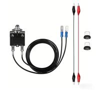 Kit testeur de fusible réinitialisable 3 A 5 A avec clips isolés et conducteurs en cuivre étamé pour CVC pour analyse du disjoncteur (3 A)