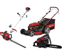 Kit thermique jardin Einhell – Tondeuse 56 cm - débroussailleuse - taille-haie - tronçonneuse