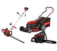 Kit thermique jardin Einhell – Tondeuse 56 cm - débroussailleuse - taille-haie - tronçonneuse