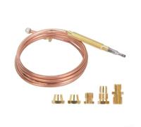 Kit thermocouple 1500 mm avec 6 connecteurs thermocouple incendie | Construction en métal, résistant à la chaleur, longue durée de vie, performance fiable, facile à installer