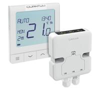Kit thermostat d'ambiance sans fil Salus, grand écran, récepteur, batterie Li-Ion, blanc, 1 pièce