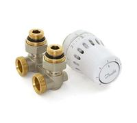 Kit thermostatique avec tête RA et raccord en H type RLV-KB - React™ DANFOSS