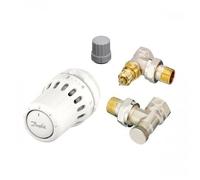 Kit thermostatique complet tête + corps RA-FN 15 équerre + coude de réglage - React? DANFOSS