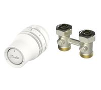 Kit thermostatique Danfoss Redia® + RLV-KB, direct, 3/4", 2 éléments, RA (015G5328)