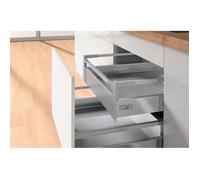 Kit tiroir à l'anglaise hauteur 144 innotech atira - Décor : Gris - Longueur : 470 mm - HETTICH