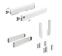 Kit tiroir DesignSide ArciTech-profil H94mm-dos H186-blanc-L500mm HETTICH