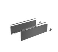 Kit tiroir profils paroi fine AvanTech YOU - hauteur 139 mm - anthracite - long