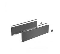 Kit tiroir profils paroi fine AvanTech YOU - hauteur 139 mm - anthracite - longueur 650 mm HETTICH