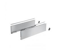 Kit tiroir profils paroi fine AvanTech YOU - hauteur 139 mm - argent - longueur 650 mm HETTICH