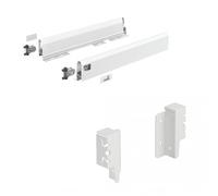 Kit tiroir simple ArciTech - profil hauteur 94 mm - blanc - L350 mm HETTICH