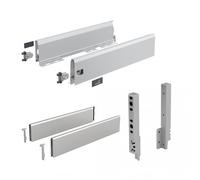 Kit tiroir TopSide ArciTech-profil H126-dos H218 mm-argent-L550 mm HETTICH