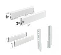 Kit tiroir TopSide ArciTech-profil H126-dos H218 mm-blanc-L450mm HETTICH
