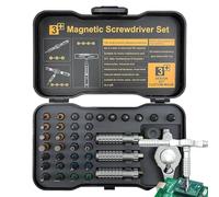 Kit tournevis à cliquet 39 en 1 outil portable avec poignée | Jeu de tournevis pour petits appareils électroniques pour ordinateurs, téléphones, batteries, appareils, voitures, camions