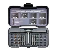 Kit Tournevis À Cliquet - Kit Réparation Précision Multi-Avec Coffret,Jeu de Clés Allen à Cliquet - Pour Montre Lunettes Lunettes Vélo Meuble Électrique Maison Garage